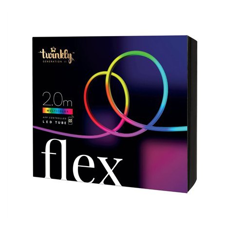 Twinkly Flex Smart LED Tube Starter Kit 200 RGB (Multicolor), 2m, White Twinkly | Flex Smart LED Tube Starter Kit 200 RGB (Multi